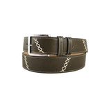 curea unisex piele maro vedere dreapta