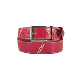 Curea de Dama din Piele Lacuita, 100-115 cm, Fuchsia - Ambrant