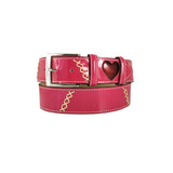 Curea de Dama din Piele Lacuita, 100-115 cm, Fuchsia - Ambrant