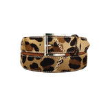 Curea din Piele Cavalinho, 100-115 cm, Model Savana 1, Animal Print