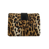 Geanta de Dama din Piele Cavallino, Maro, Animal Print - Ambrant