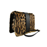 Geanta de Dama din Piele Cavallino, Maro, Animal Print - Ambrant