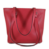 geanta genti dama piele naturala rosie saffiano incapatoare femei fete