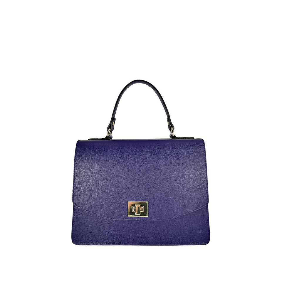 geanta dama albastra maner fix bareta reglabila