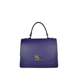 geanta dama albastra maner fix bareta reglabila