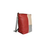 geanta de dama rosie bej gri cu bareta reglabila