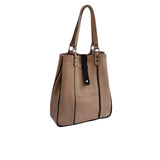 Geanta de Dama din Piele Intoarsa, Ambrant Spice 3, Maro Deschis - Ambrant