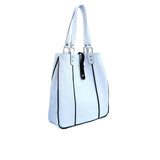 Geanta de Dama din Piele Naturala, Ambrant Spice 4 , Alb - Ambrant