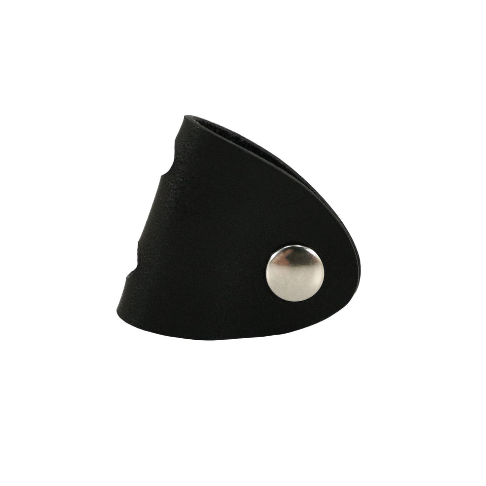 husa pentru casti cu fir neagra piele naturala