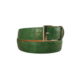 Curea Unisex din Piele de Sarpe, 100-115 cm, Verde - Ambrant