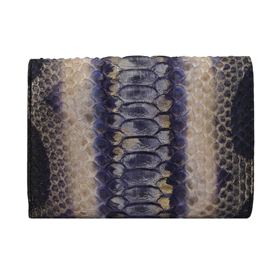 Portofel de Dama din Piele Naturala de Sarpe, Ambrant Rainbow 2