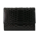 Portofel de Dama din Piele Naturala de Sarpe, Ambrant Rainbow 5