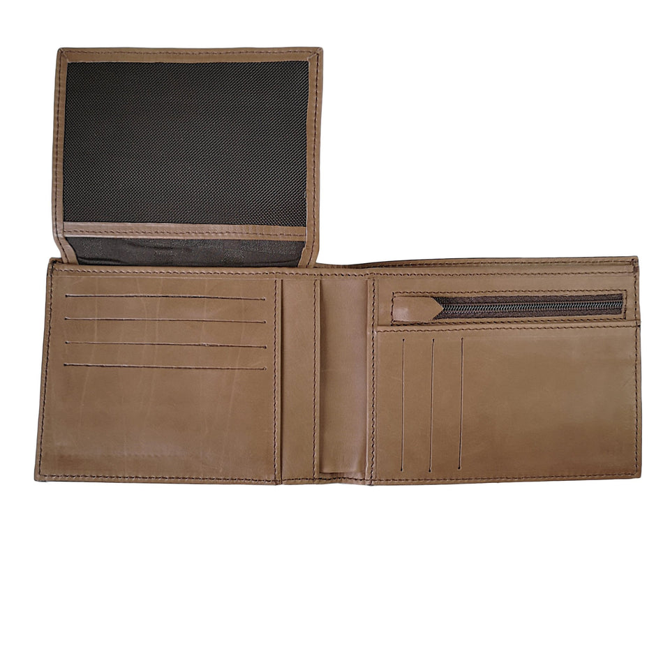 portofel barbati piele maro caramiziu