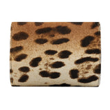 portofel dama piele naturala cavalinho animal print maro vedere din spate