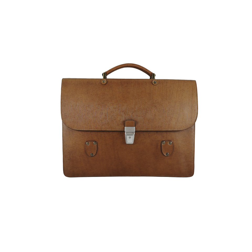 servieta port documente geanta barbati maro vedere fata