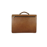 servieta port documente geanta barbati maro vedere spate