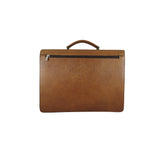 servieta port documente geanta barbati maro vedere spate