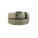 curea unisex verzui piele de crocodil catarama clasica vedere din fata