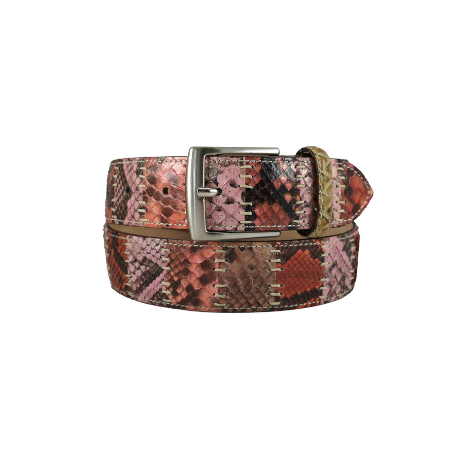 Curea Unisex din Piele de Sarpe, 95-110 cm, Multicolor - Ambrant