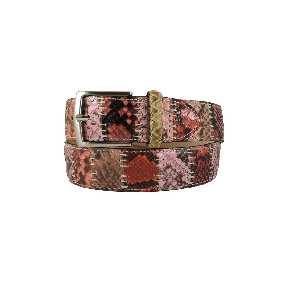 Curea Unisex din Piele de Sarpe, 95-110 cm, Multicolor - Ambrant