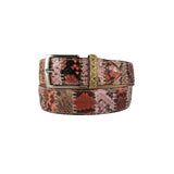 Curea Unisex din Piele de Sarpe, 95-110 cm, Multicolor - Ambrant