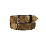 curea piele de sarpe cu solzi mari vedere din fata