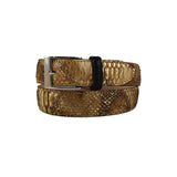 curea piele de sarpe cu solzi mari vedere din dreapta