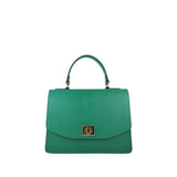 geanta dama verde cu maner fix