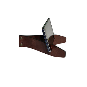 suport smartphone din piele naturala
